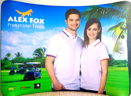 快幕秀弧形展架 快幕秀弧形展架